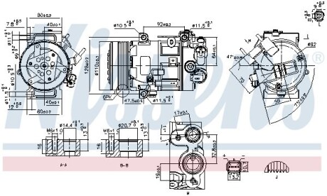 Компрессор кондиционера NISSENS 890420