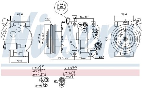 Компрессор NISSENS 890423