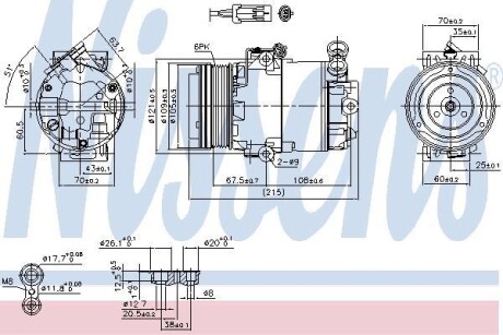 Компрессор NISSENS 89042