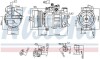 Компрессор кондиционера First Fit NISSENS 890551 (фото 1)