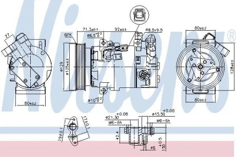 Компресор кондиціонера First Fit NISSENS 890586