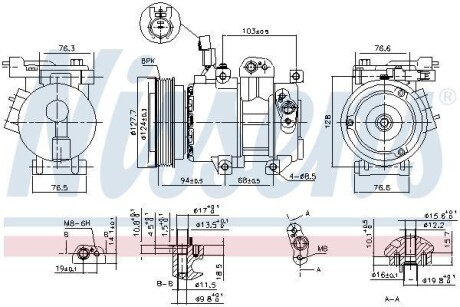 Компрессор NISSENS 890621