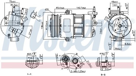 Компрессор кондиционера NISSENS 890639