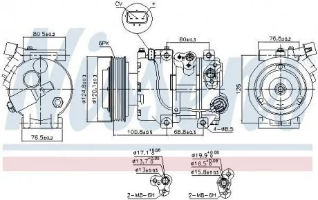 Компресор кондиціонера First Fit NISSENS 890651