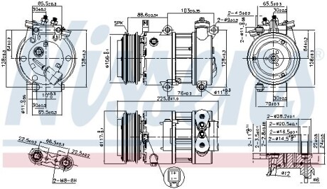 Компрессор NISSENS 890664