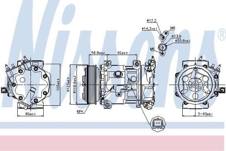 Компрессор NISSENS 89067