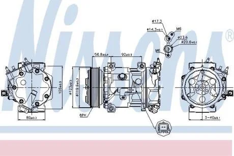 Компрессор NISSENS 89067