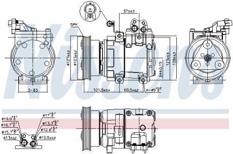 Компрессор NISSENS 890737