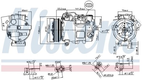 Компрессор NISSENS 890739