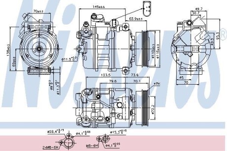 Компрессор NISSENS 89073