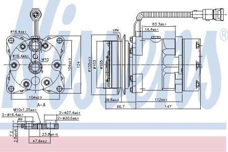 Компрессор NISSENS 89078