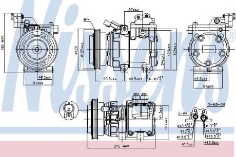 Компресор кондиціонера First Fit NISSENS 89085