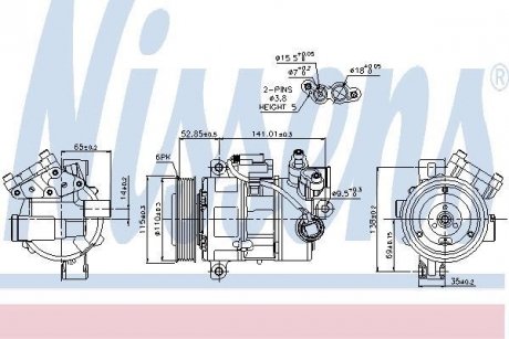 Компресор кондиціонера First Fit NISSENS 89086