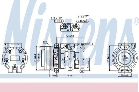 Компресор кондиціонера First Fit NISSENS 89099