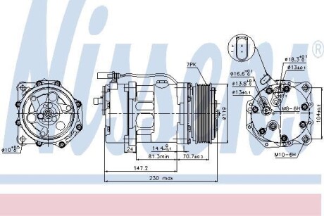 Компрессор NISSENS 89117