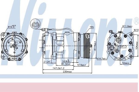 Компрессор NISSENS 89118