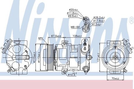 Компрессор NISSENS 89126