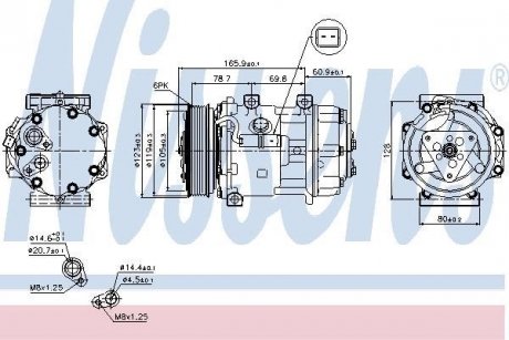 Компресор кондиціонера First Fit NISSENS 89136