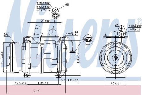 Компрессор NISSENS 89147