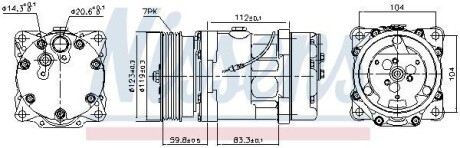 Компрессор NISSENS 89160