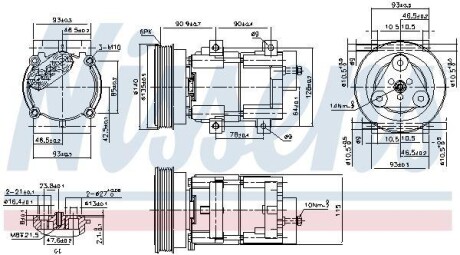 Компрессор NISSENS 89191