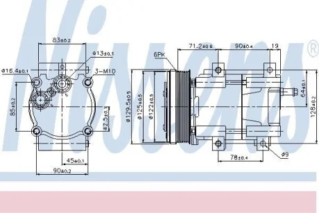 Компрессор NISSENS 89205