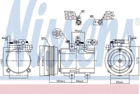 Компресор кондиціонера First Fit NISSENS 89238