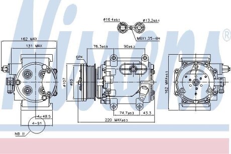 Компрессор NISSENS 89239