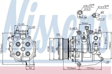 Компрессор кондиционера First Fit NISSENS 89247