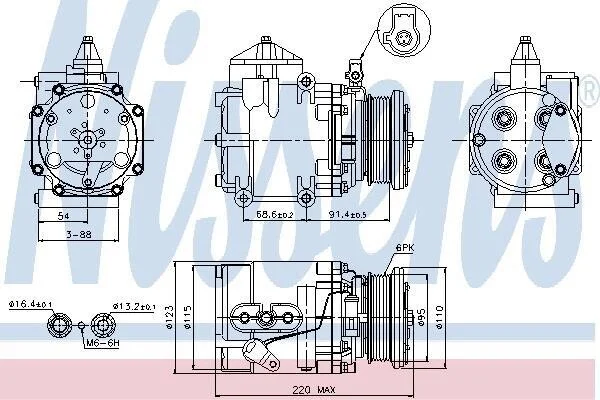 Компрессор NISSENS 89248 (фото 1)