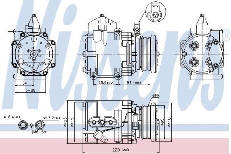 Компрессор NISSENS 89248