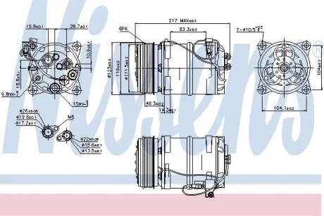 Компрессор NISSENS 89249
