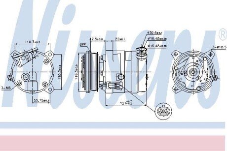 Компресор кондиціонера First Fit NISSENS 89257