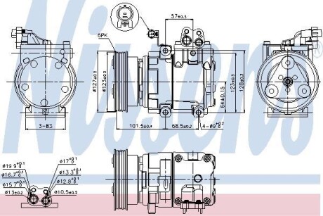 Компрессор NISSENS 89262