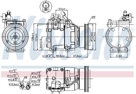 Компрессор NISSENS 89264