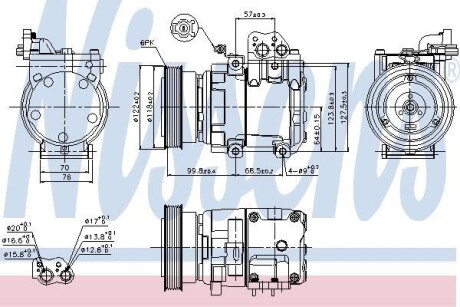 Компрессор NISSENS 89265