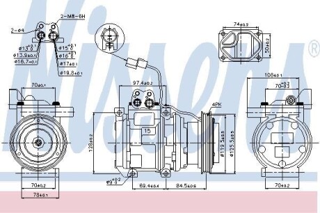 Компрессор NISSENS 89289