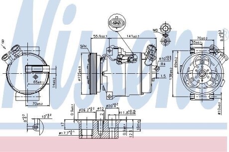 Компрессор NISSENS 89308