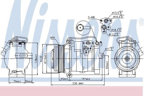 Компрессор NISSENS 89315