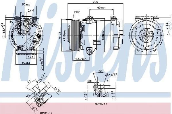 Компресор кондиціонера First Fit NISSENS 89323 (фото 1)