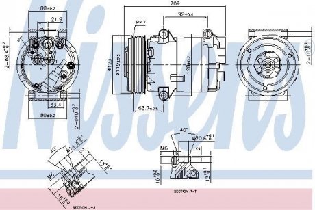 Компрессор кондиционера First Fit NISSENS 89323