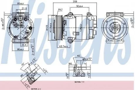 Компресор кондиціонера First Fit NISSENS 89323