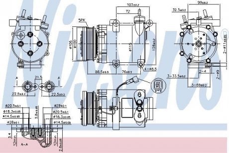 Компресор кондиціонера First Fit NISSENS 89327