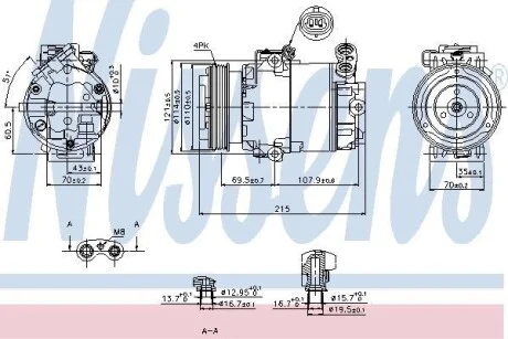 Компрессор NISSENS 89333