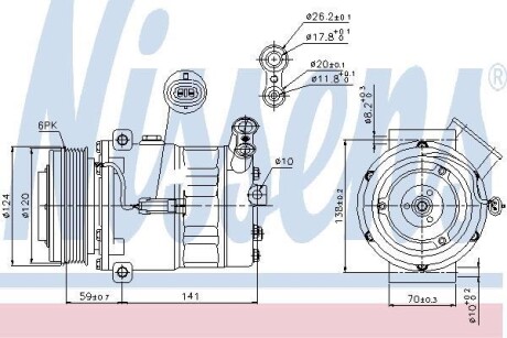 Компрессор NISSENS 89343