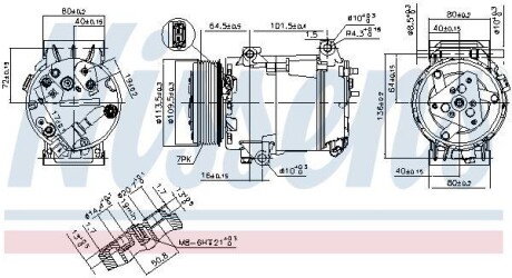 Компрессор NISSENS 89369