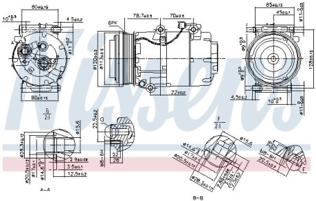 Компрессор кондиционера NISSENS 89388