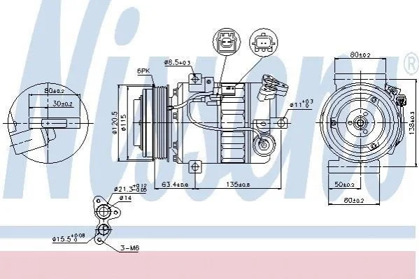 Компресор кондиціонера First Fit NISSENS 89394 (фото 1)