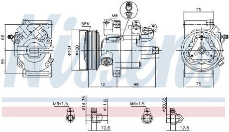 Компрессор NISSENS 89399