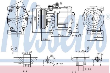 Компрессор NISSENS 89405